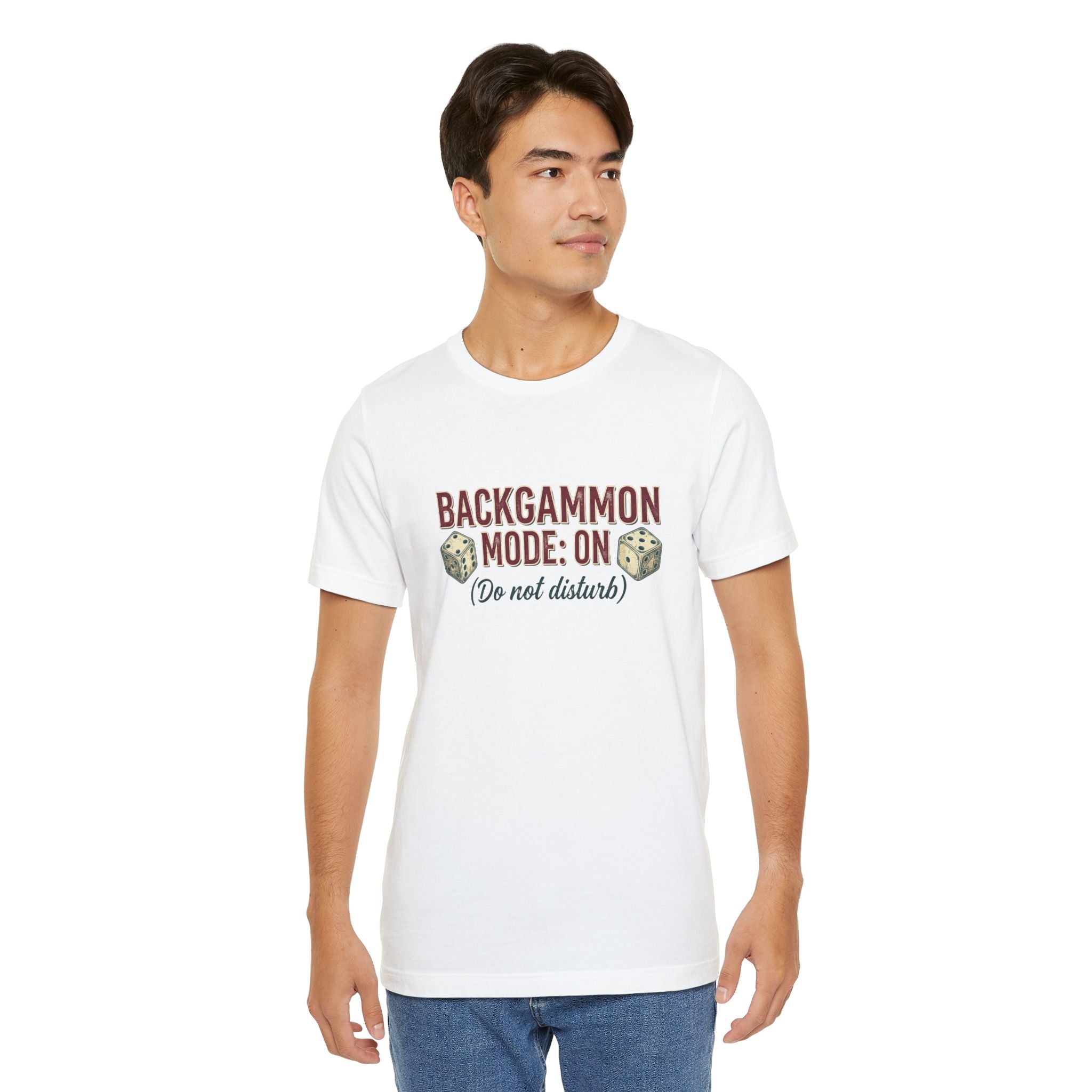 Backgammon Mode On Do Not Disturb Unisex Jersey T-Shirt