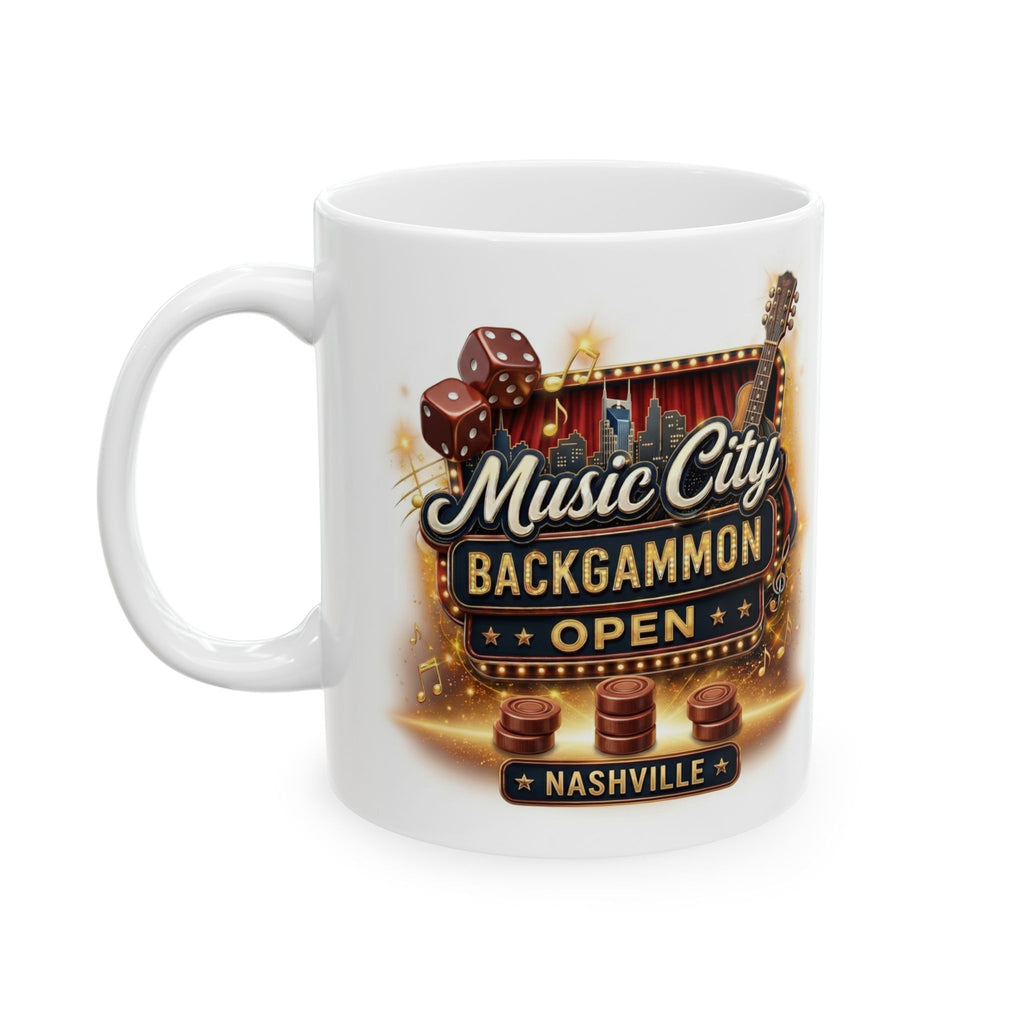 Music City Nashville Backstage Pass Ceramic Mug (11oz, 15oz)