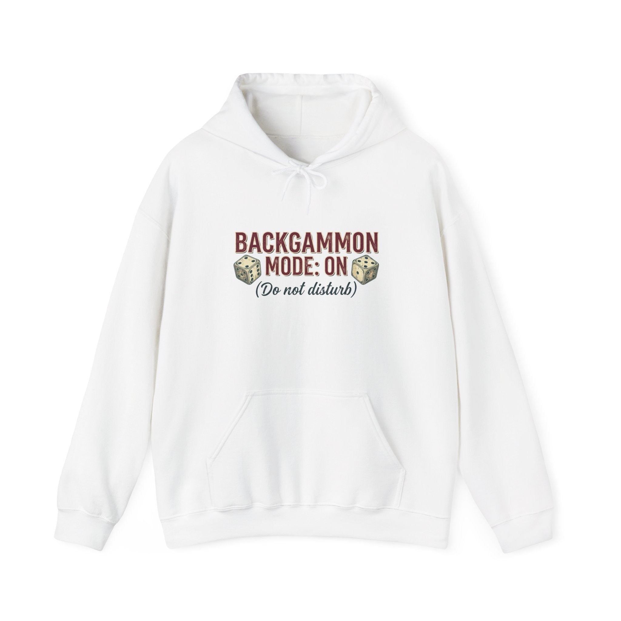Backgammon Mode: On. Do Not Disturb Unisex Heavy Blend™ Hooded Sweatshirt