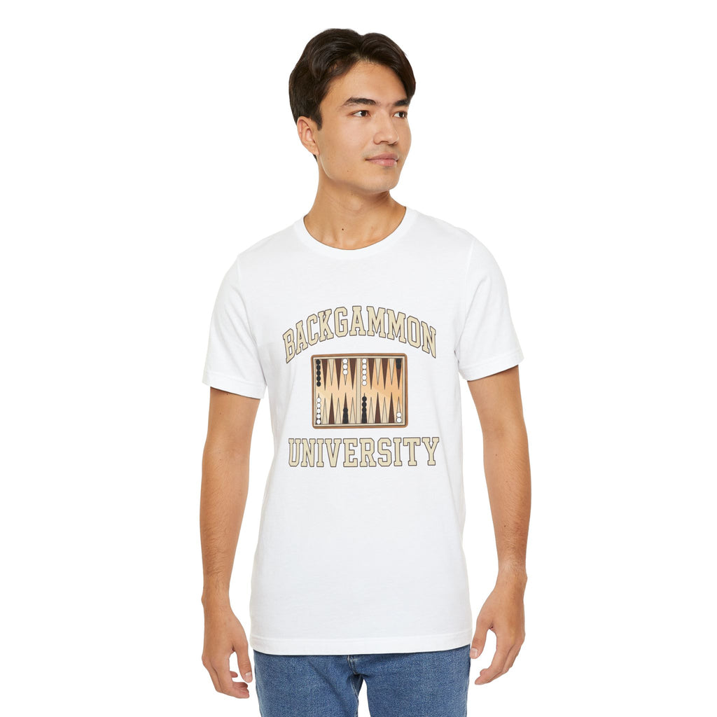 Backgammon University 2 T-Shirt — Vintage Backgammon Board Tee