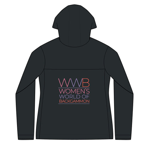 Arcadia Women's Hoodie Jacket — Women's World of Backgammon Logo
