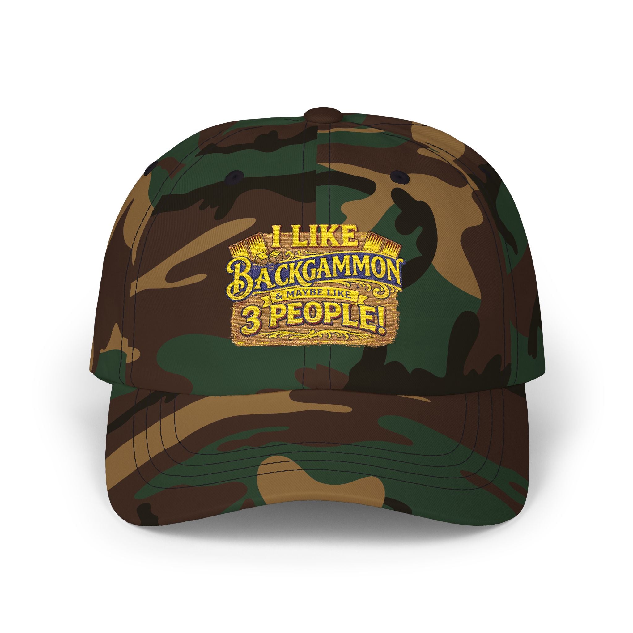 I Like Backgammon & Maybe Like 3 People Dad Cap