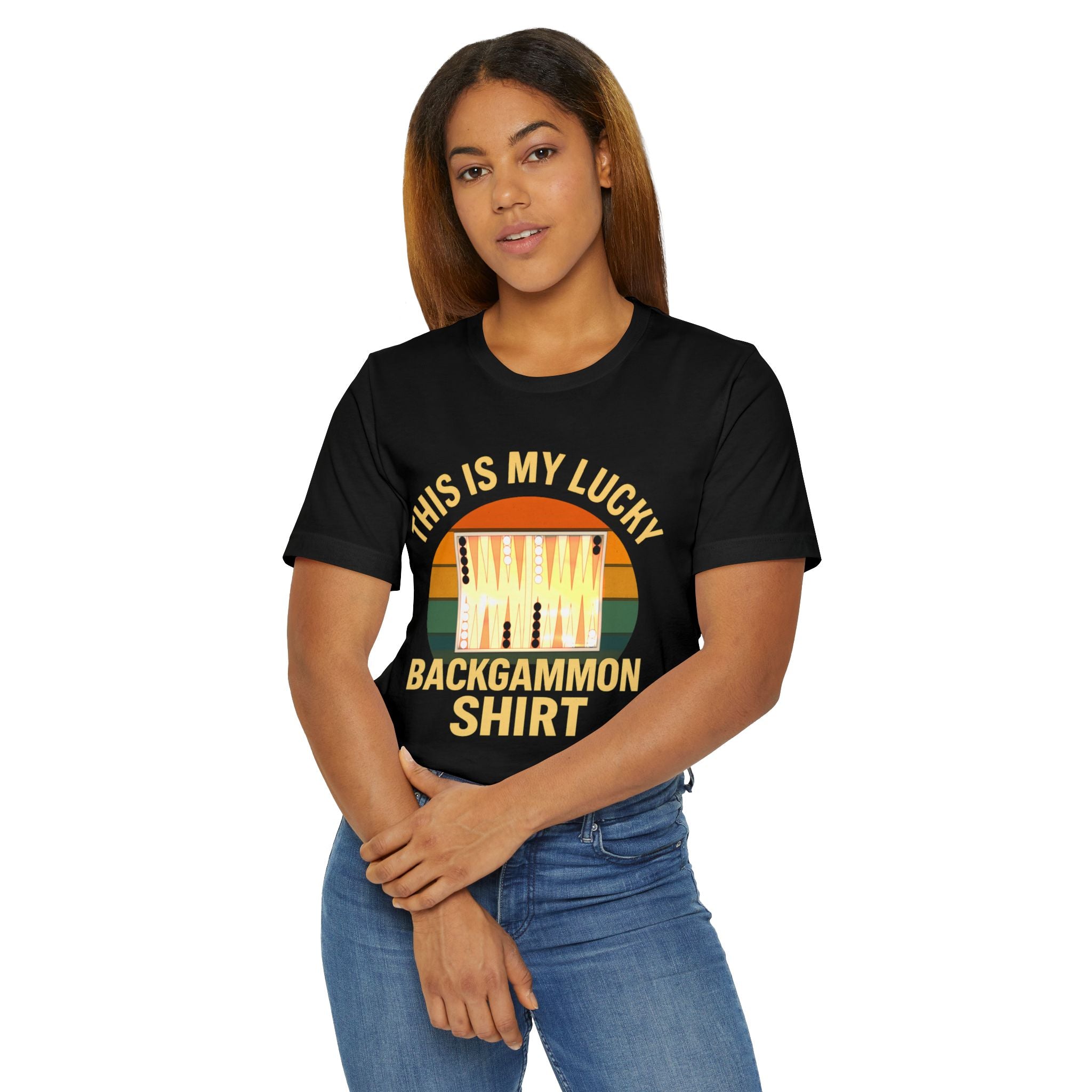 This Is My Lucky Backgammon Shirt 2 Unisex Jersey T-Shirt