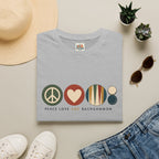 Peace Love and Backgammon 2 T-Shirt