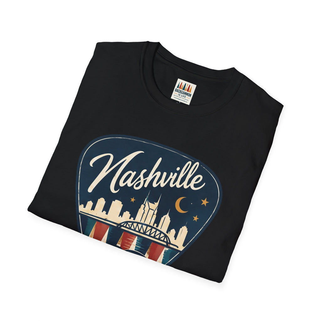 Nashville and Backgammon 2 T-Shirt — "Always a Good Idea" Vintage City Game Tee