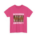 Backgammon University T-Shirt | Retro Game Pattern Tee