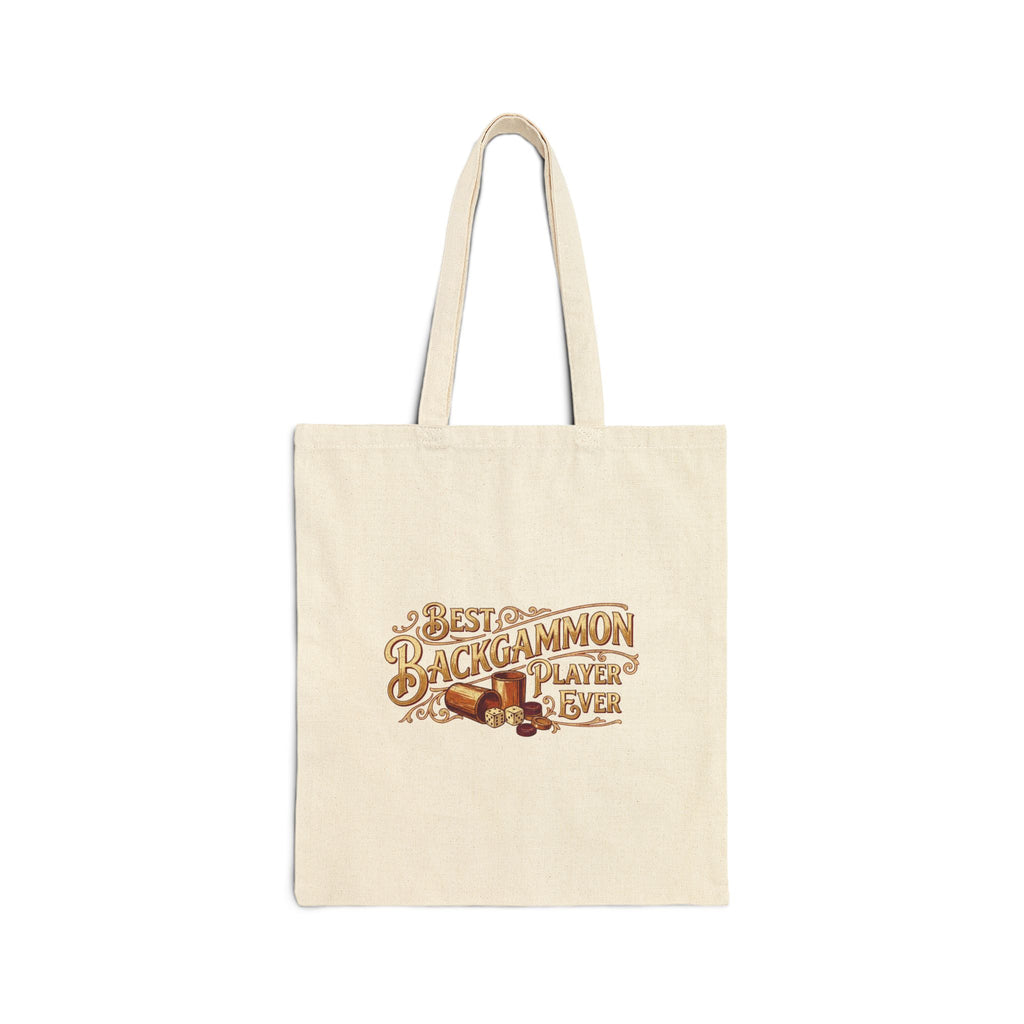 Best Backgammon Player Ever Cotton Canvas Tote Bag