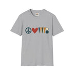 peace love and backgammon 3 T-Shirt — Retro Nature Wildlife Tee