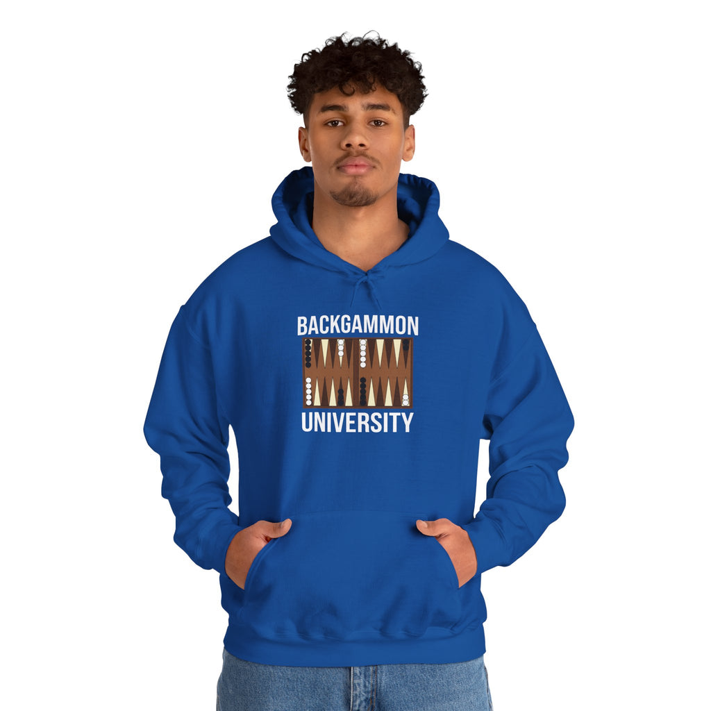 Backgammon University Unisex Heavy Blend™ Hooded Sweatshirt