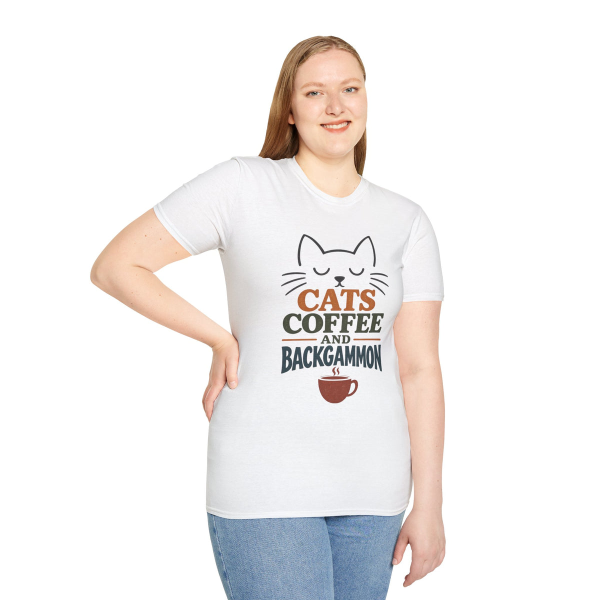 Cats, Coffee and Backgammon 1 T-Shirt