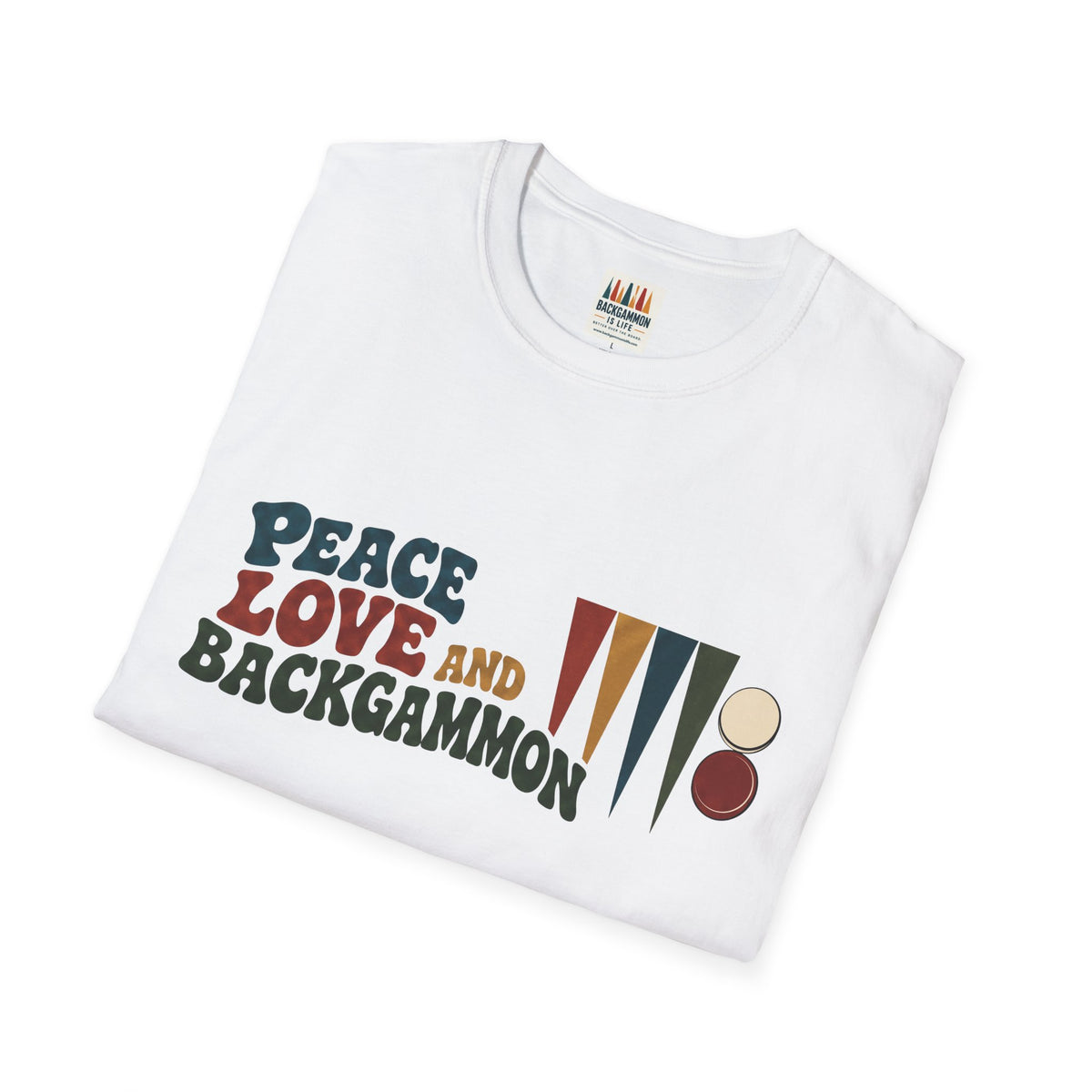 Peace, Love and Backgammon T-Shirt