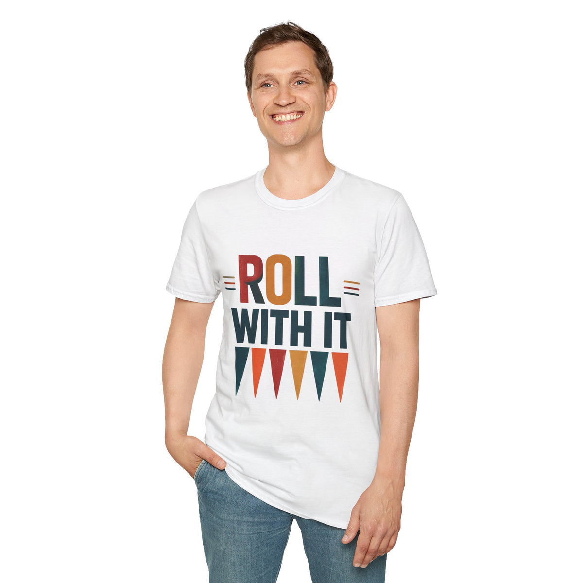 Roll With It T-Shirt — Retro Graphic Tee