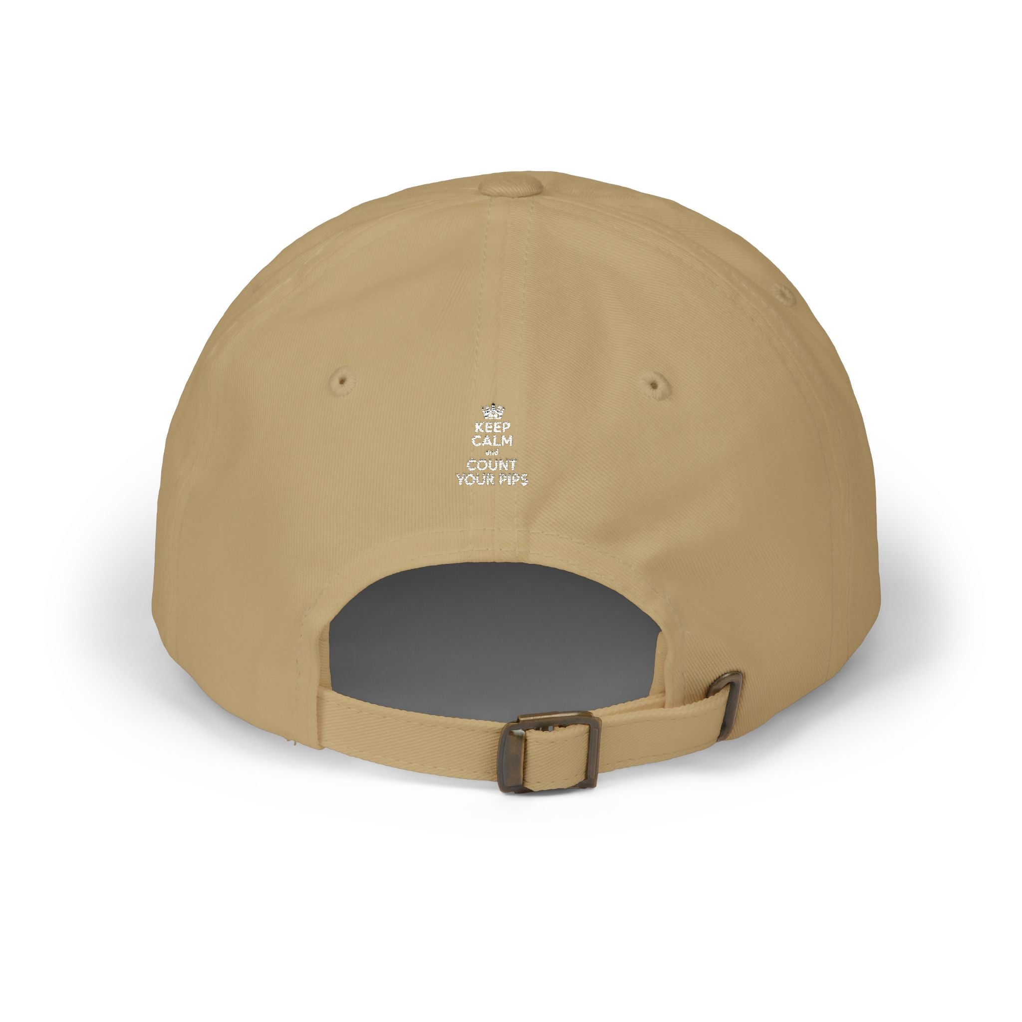 "Keep Calm and Count Your Pips" Dad Cap -Embroidered Baseball Hat