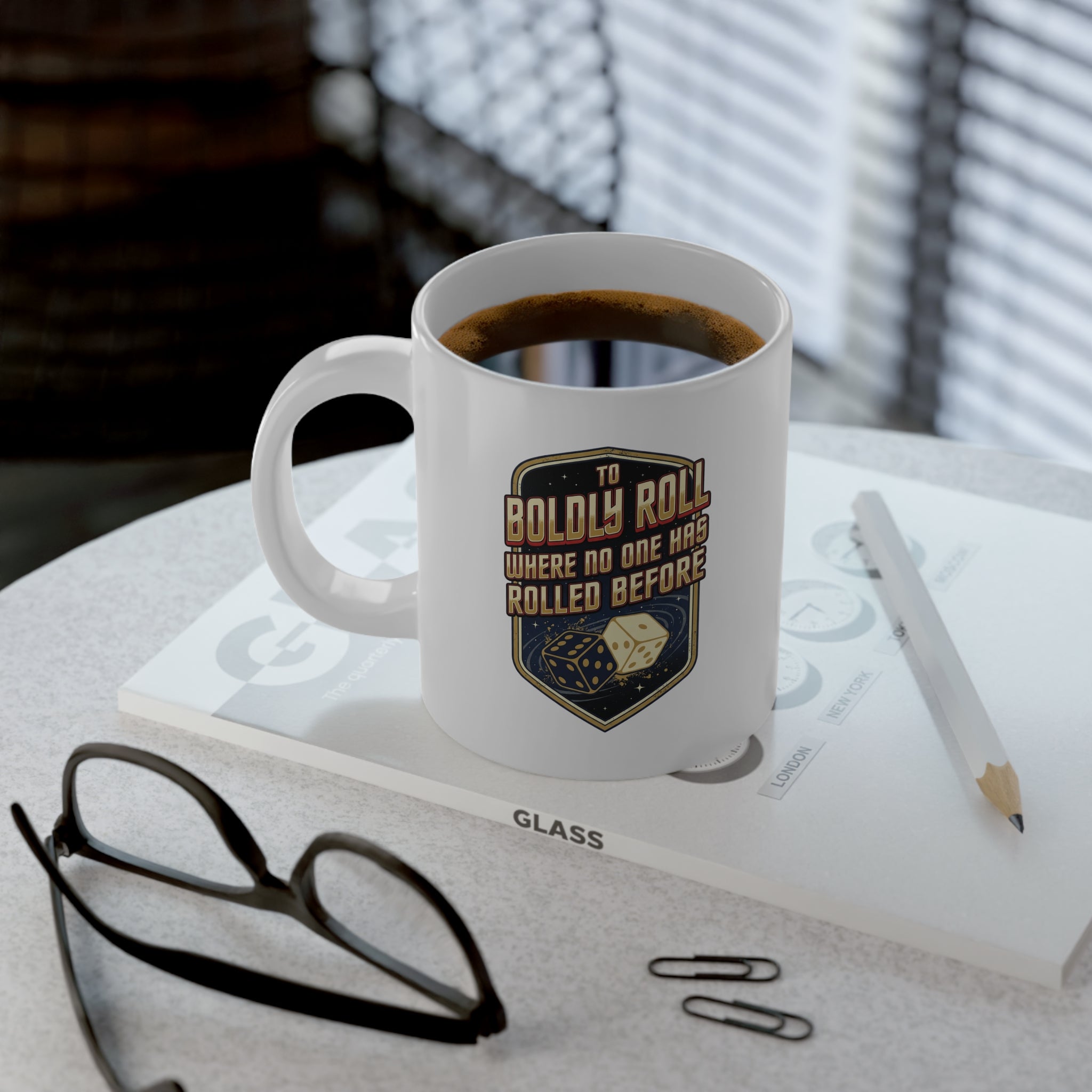 To Boldly Roll Where No One Has Rolled Before 20oz Jumbo Mug