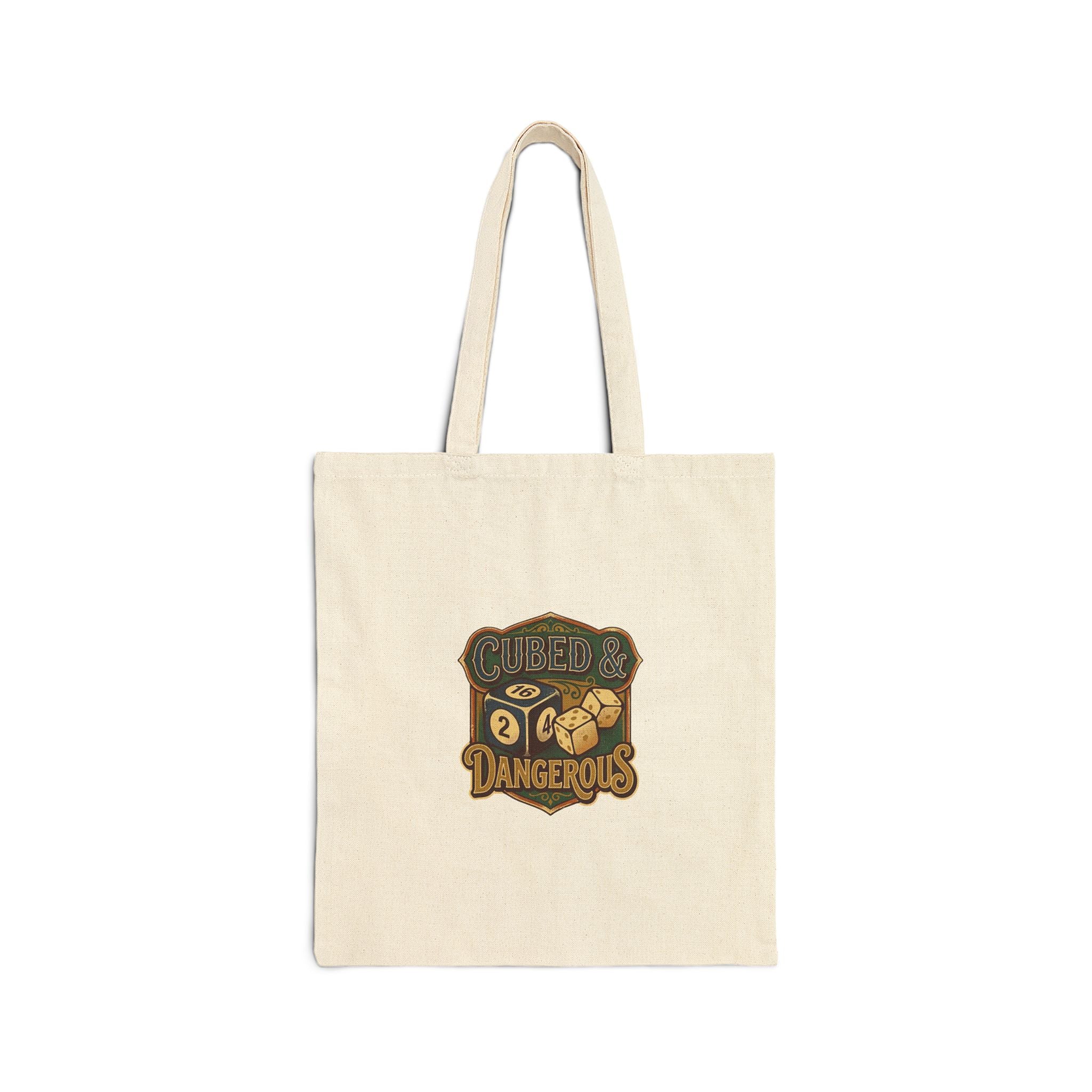 Cubed & Dangerous Cotton Canvas Tote Bag