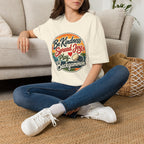 Backgammon T-Shirt — “Be Kindness Spread Joy Play Backgammon 2” Retro Graphic Tee