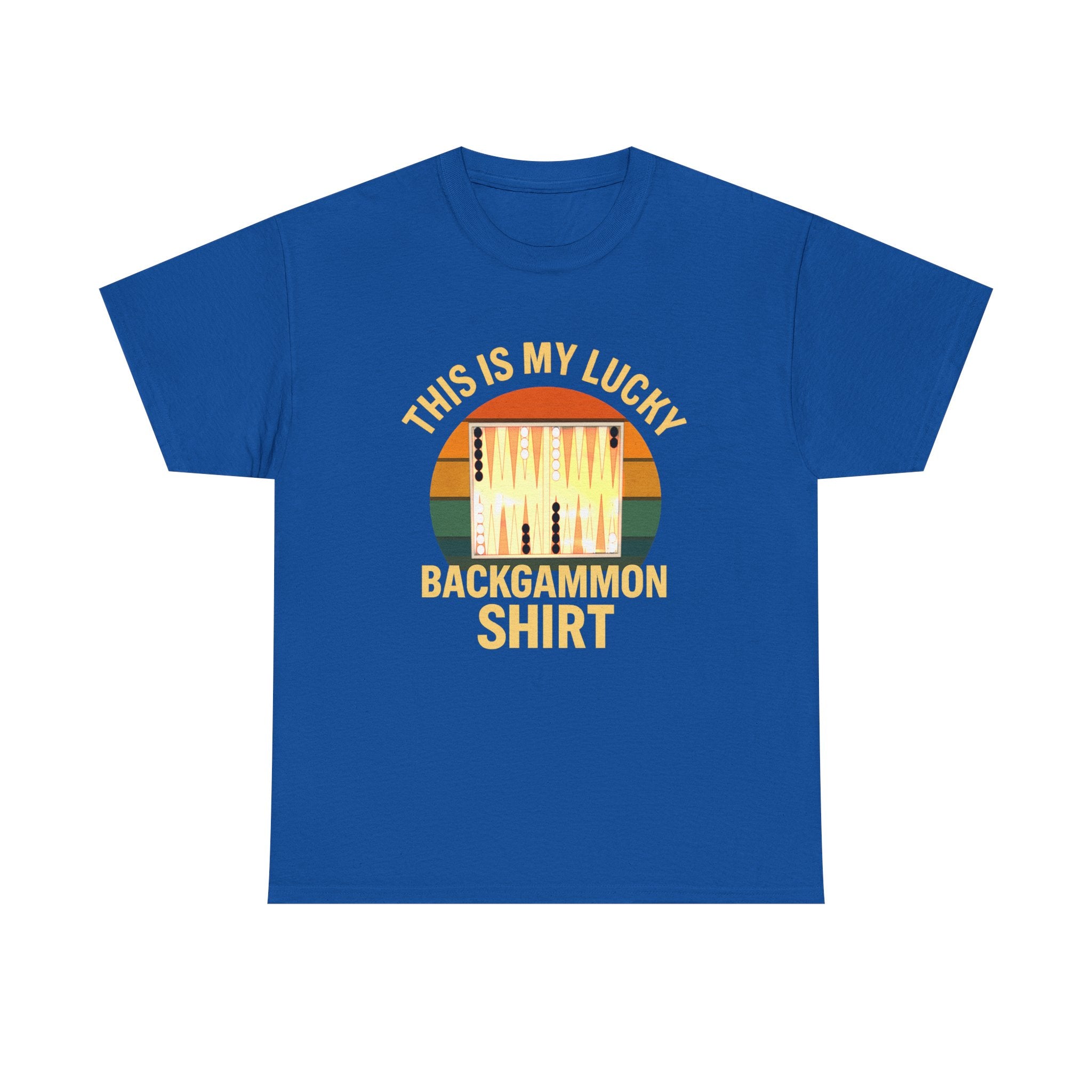 This Is My Lucky Backgammon Shirt Tee — Retro Backgammon Player T-Shirt