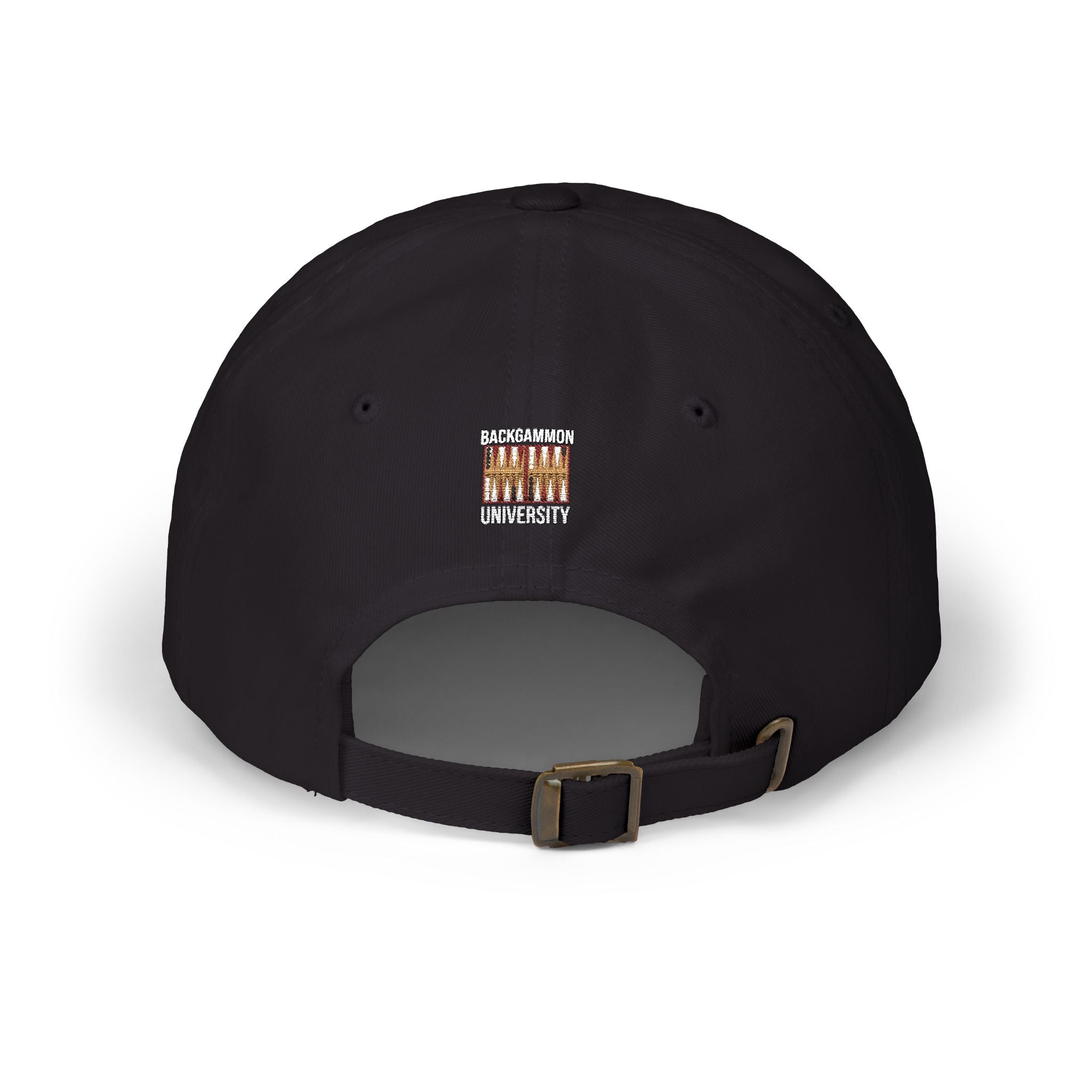 Backgammon University Dad Cap — Vintage Backgammon Board Baseball Hat