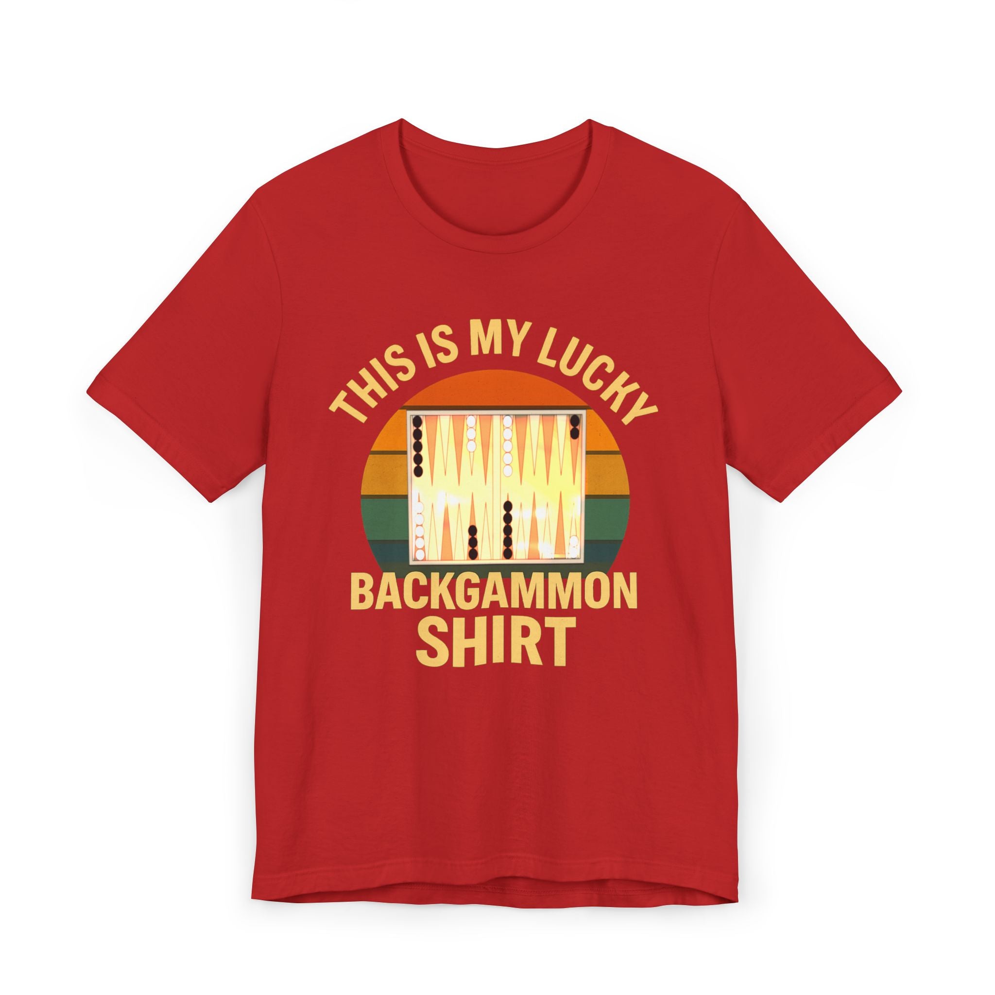 This Is My Lucky Backgammon Shirt 2 Unisex Jersey T-Shirt