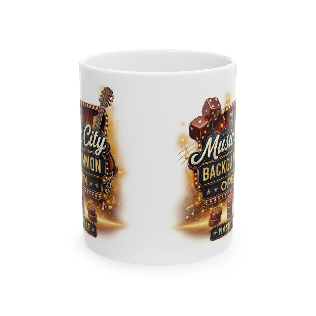 Music City Nashville Backstage Pass Ceramic Mug (11oz, 15oz)