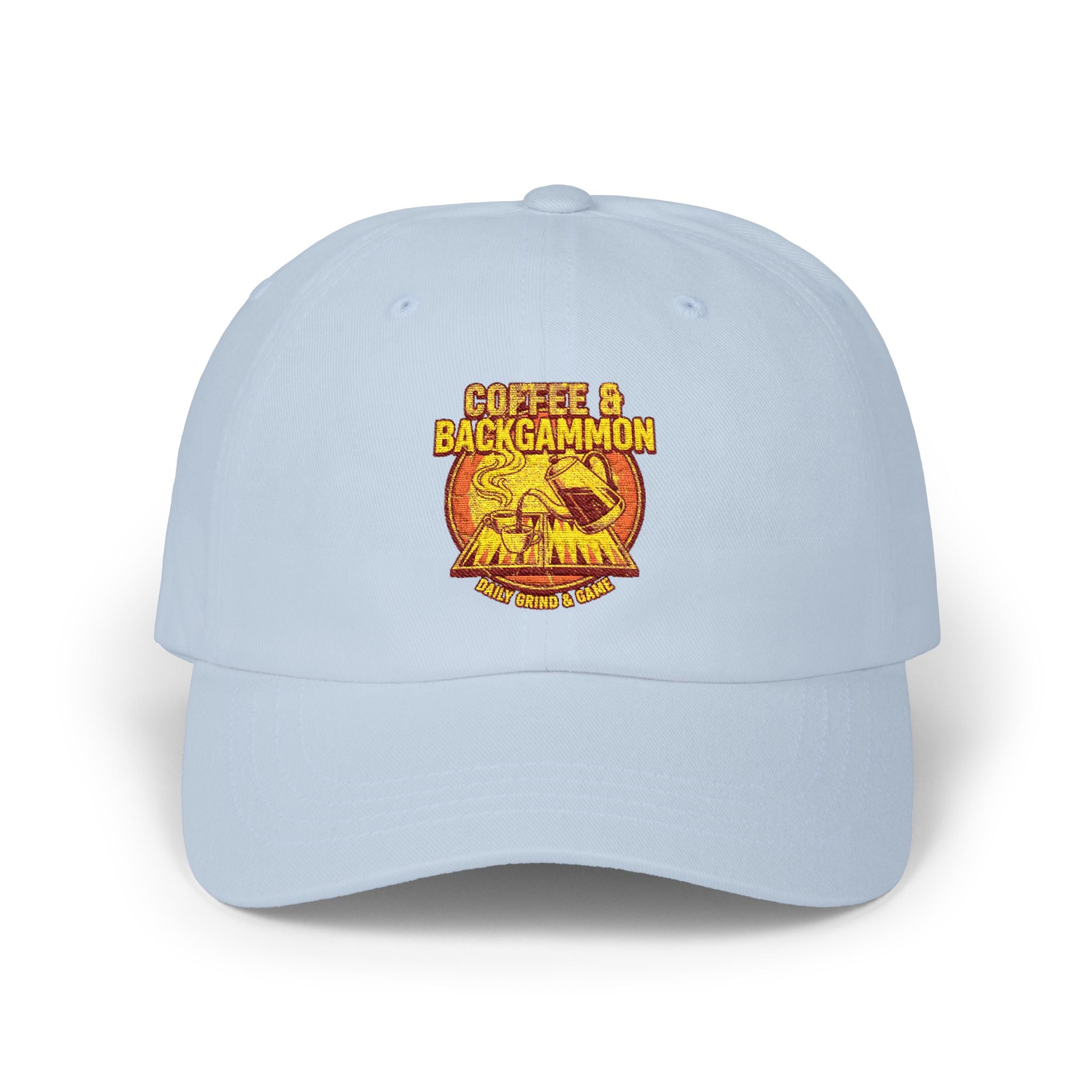 Coffee & Backgammon Cap — Vintage Logo Hat