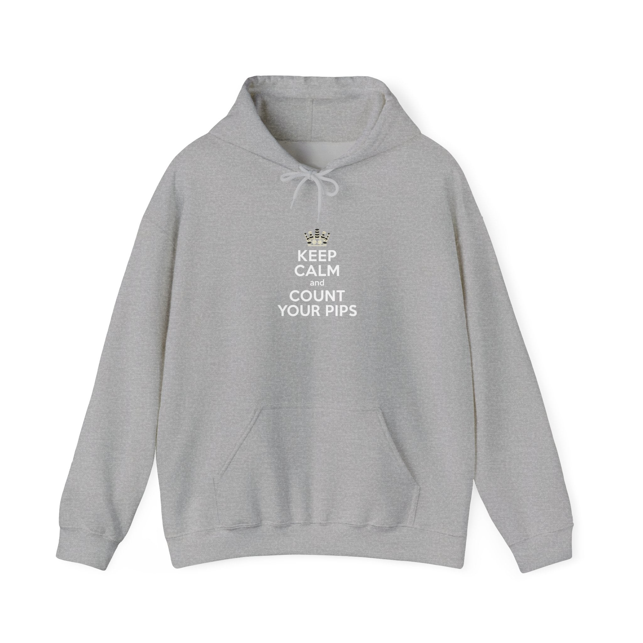 Keep Calm Count Your Pips Unisex Heavy Blend™ Hooded Sweatshirt
