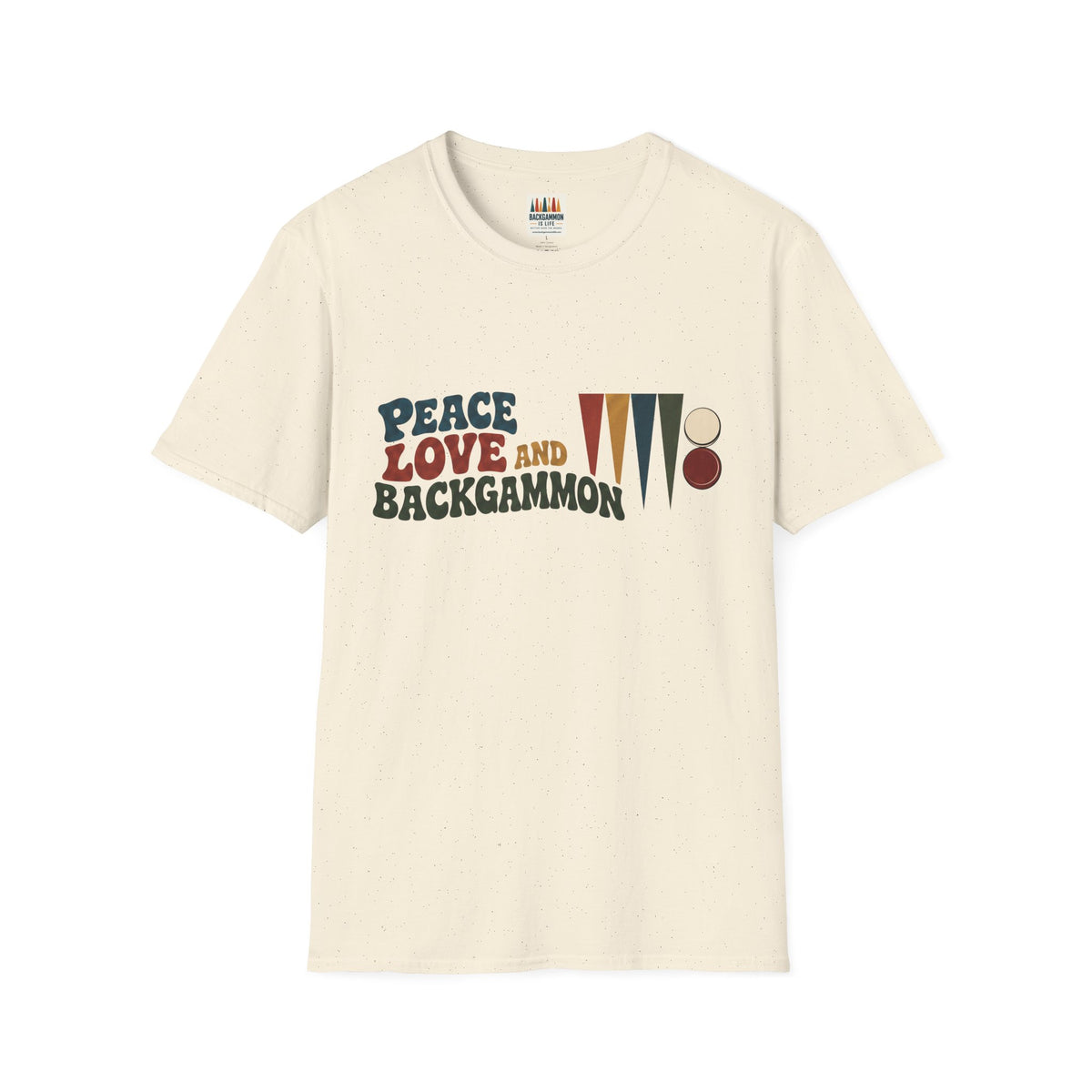 Peace, Love and Backgammon T-Shirt