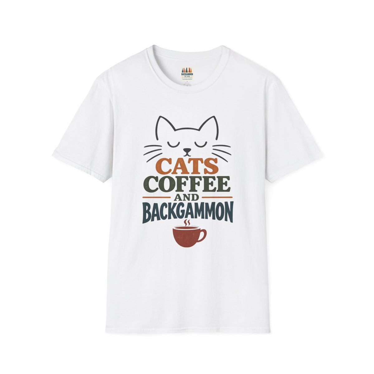 Cats, Coffee and Backgammon 1 T-Shirt