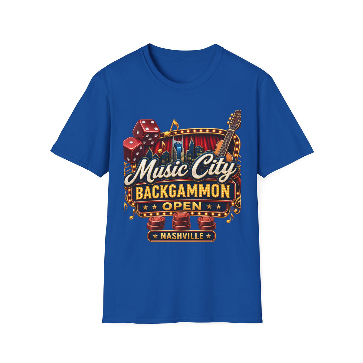 Music City Backgammon Open Nashville T-Shirt