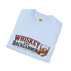 Whiskey and Backgammon T-Shirt — Vintage Bar Game Tee