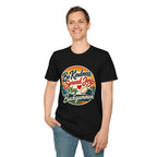 Backgammon T-Shirt — “Be Kindness Spread Joy Play Backgammon 2” Retro Graphic Tee