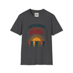 Backgammon Cheaper Than Therapy T-Shirt – Retro Sunset Board Game Tee
