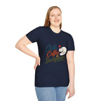 Cats, Coffee & Backgammon 2 T-Shirt — Retro Cat Lover Tee