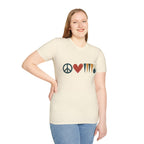 peace love and backgammon 3 T-Shirt — Retro Nature Wildlife Tee