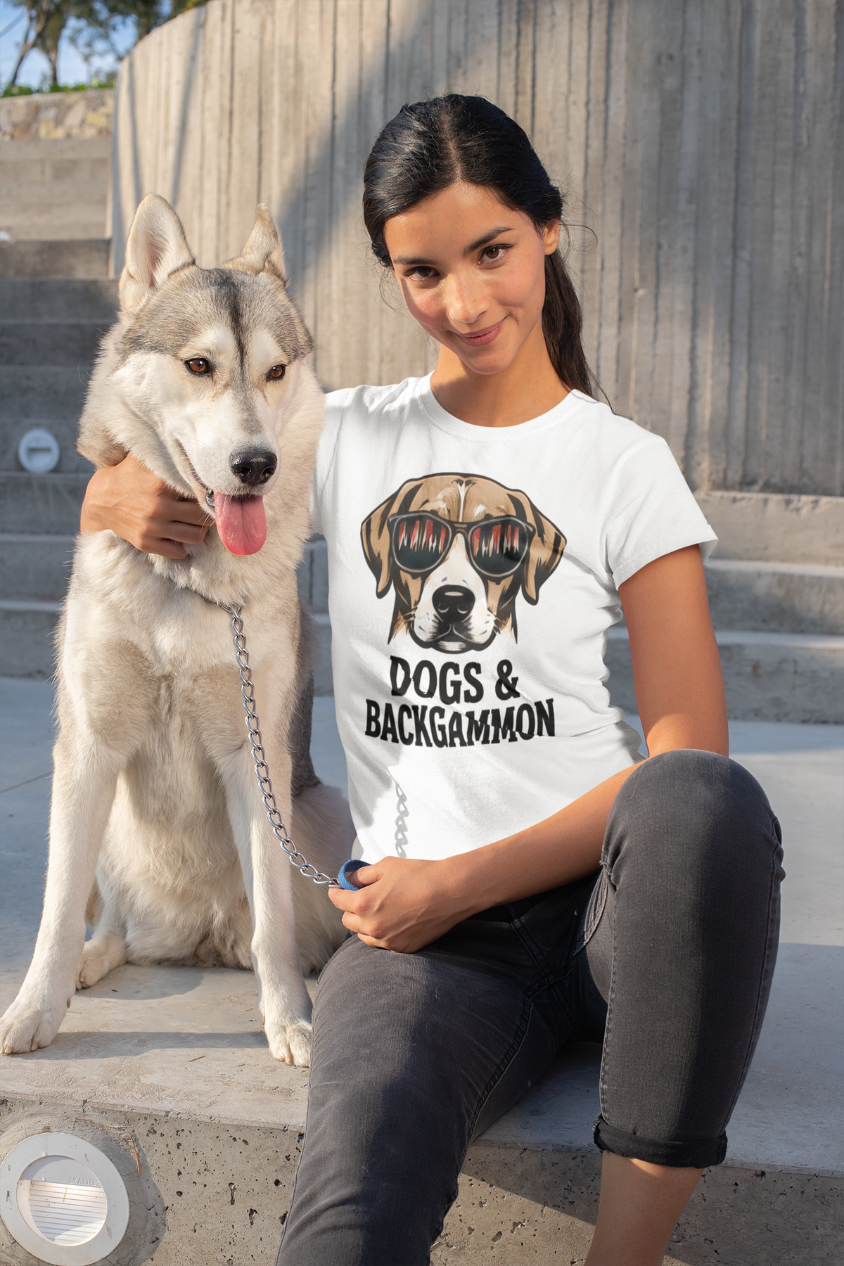 Dogs and backgammon T-Shirt