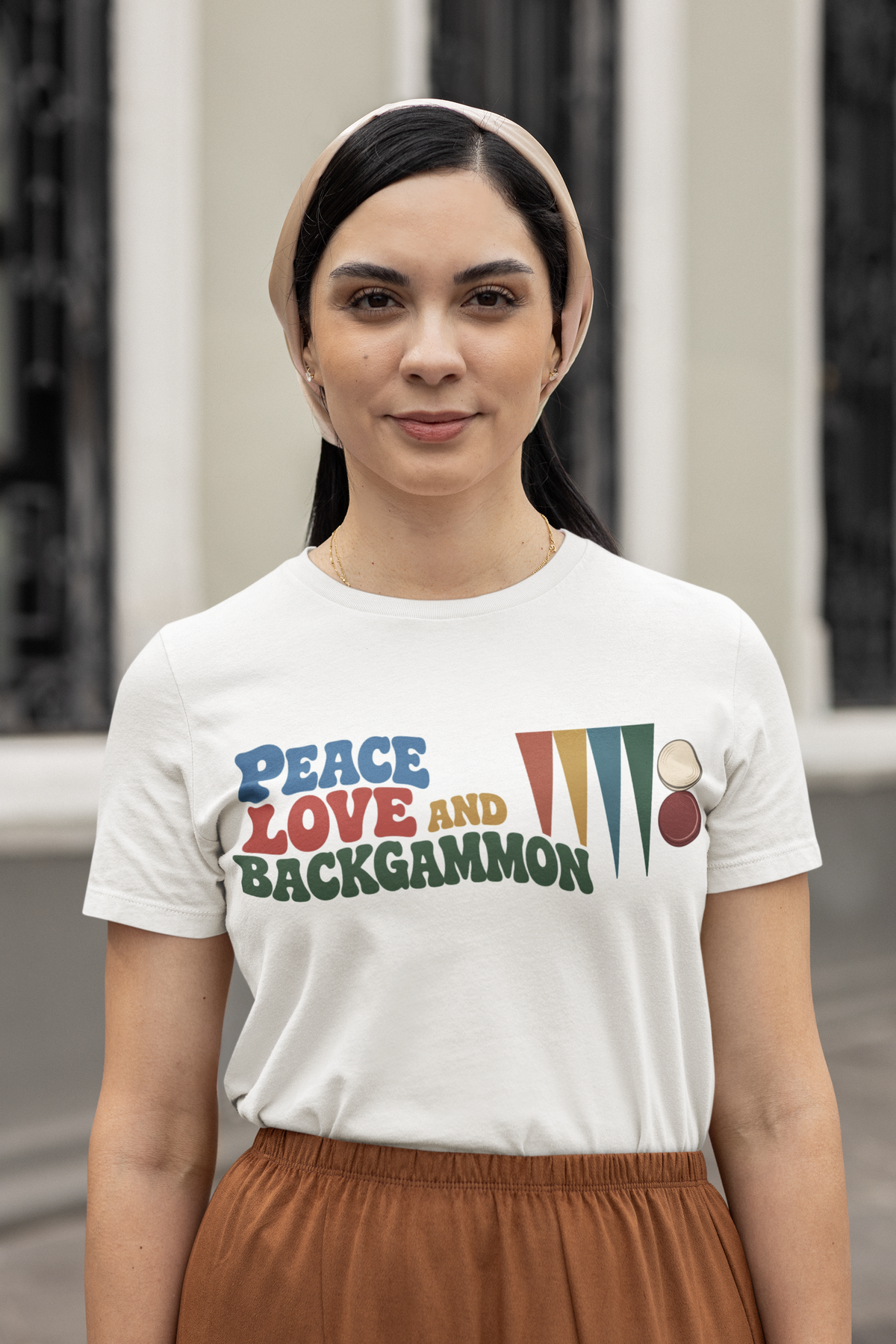 Peace, Love and Backgammon T-Shirt