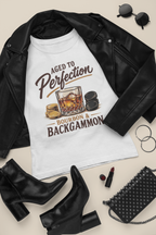 Aged to Perfection – Bourbon & Backgammon T-Shirt