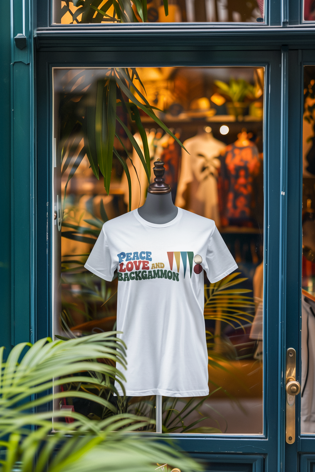 Peace, Love and Backgammon T-Shirt