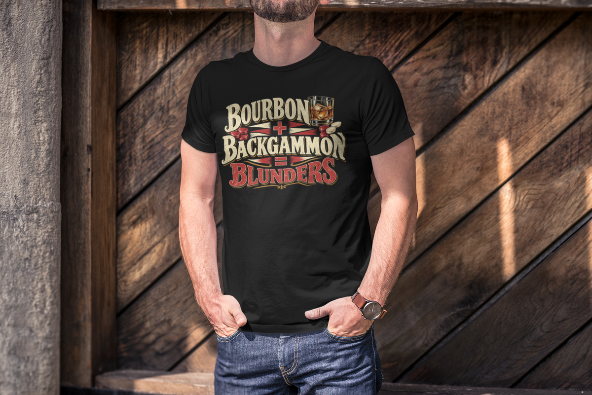 Bourbon Backgammon Blunders T-Shirt