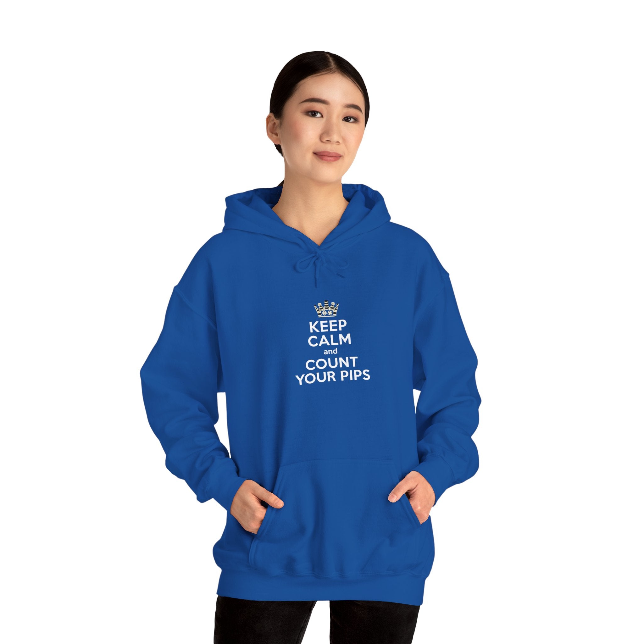Keep Calm Count Your Pips Unisex Heavy Blend™ Hooded Sweatshirt