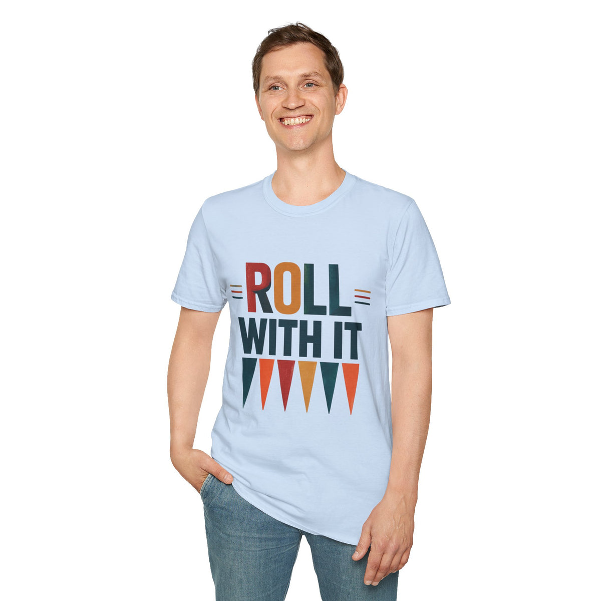 Roll With It T-Shirt — Retro Graphic Tee