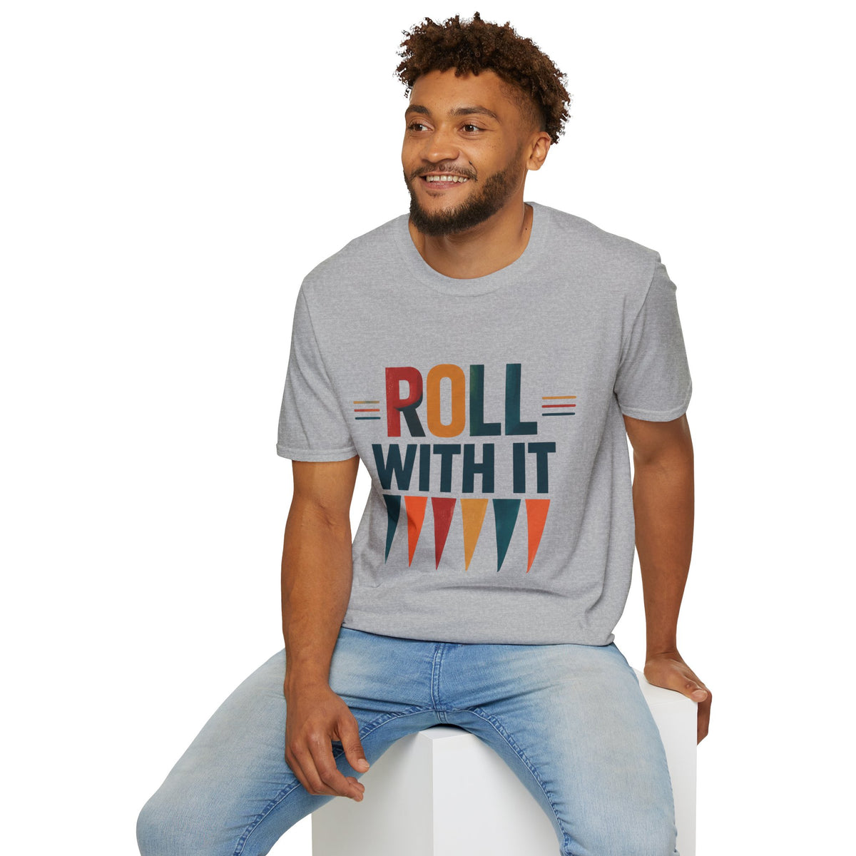 Roll With It T-Shirt — Retro Graphic Tee