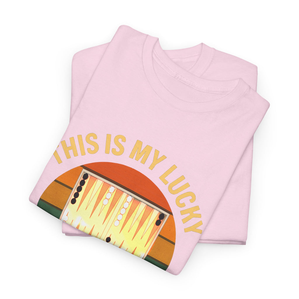 This Is My Lucky Backgammon Shirt Tee — Retro Backgammon Player T-Shirt