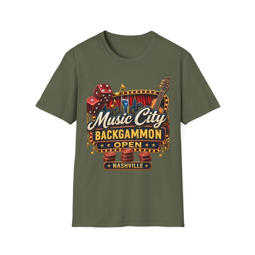 Music City Backgammon Open Nashville T-Shirt