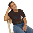 Cats, Wine & Backgammon T-Shirt — Funny Cat Lover Graphic Tee