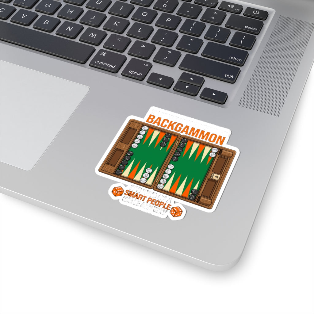 It's Okay If You Don't Like Backgammon Kiss-Cut Sticker — Retro Board Game Design