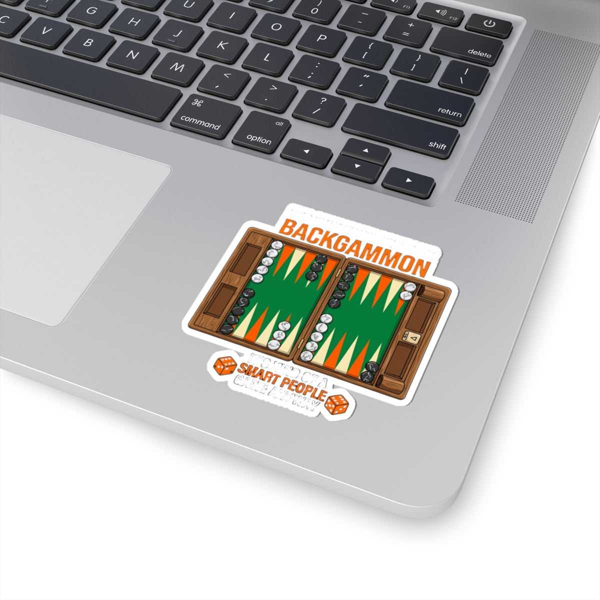 It's Okay If You Don't Like Backgammon Kiss-Cut Sticker — Retro Board Game Design