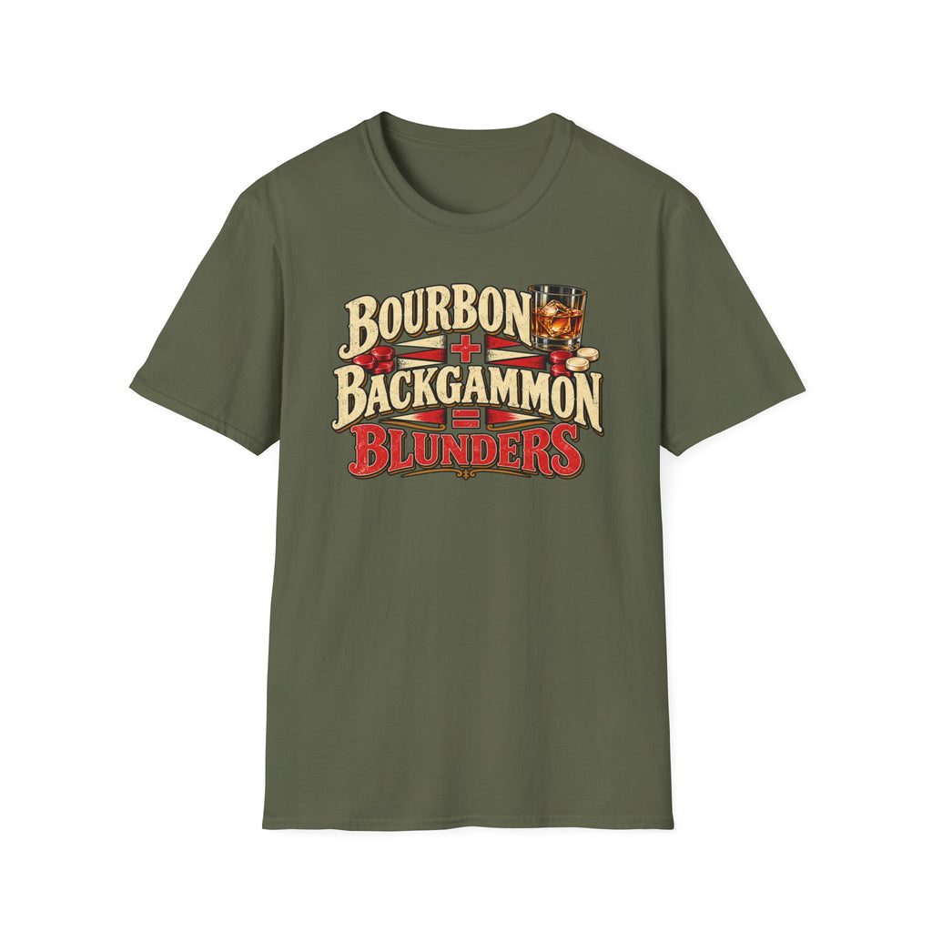 Bourbon Backgammon Blunders T-Shirt