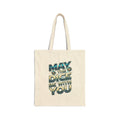 May The Dice Be With You Cotton Canvas Tote Bag
