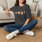 Peace Love and Backgammon 2 T-Shirt